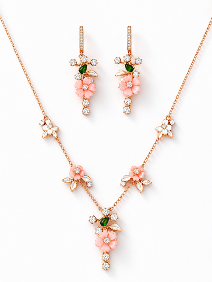 Rosegold Bloom Necklace