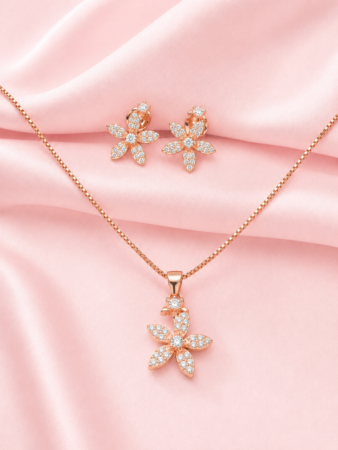 Flower Premium Pendant Set