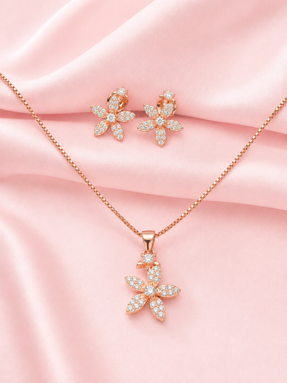 Flower Premium Pendant Set