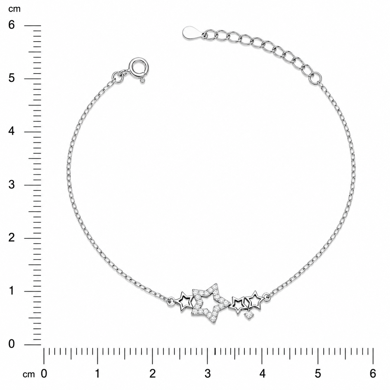 Star Silver Bracelet