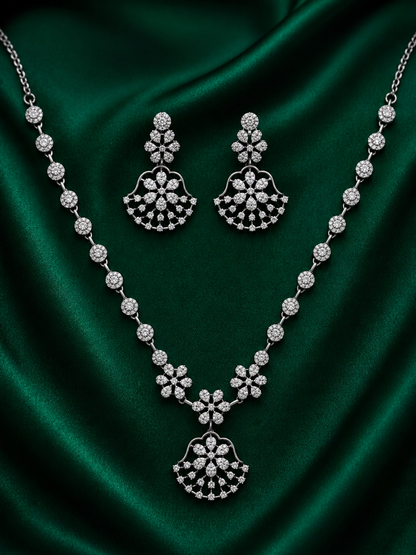 Floral Diamond Necklace
