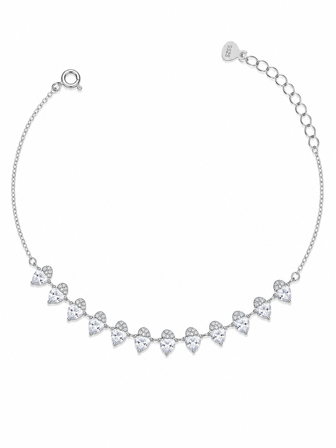 Heart Silver Bracelet