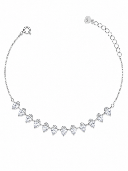 Heart Silver Bracelet