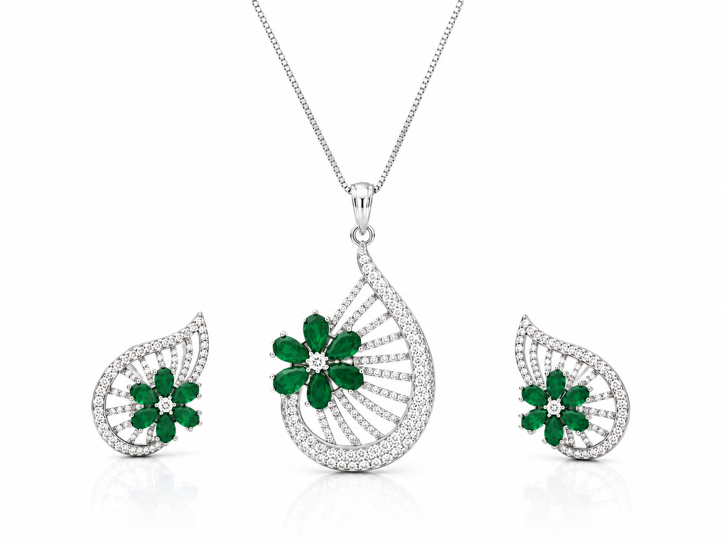 Paisley Bloom Pendant Set