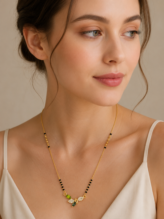 Leaf Minimal Mangalsutra