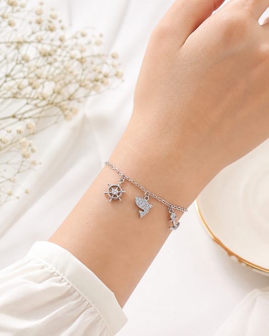 Fish Silver Bracelet