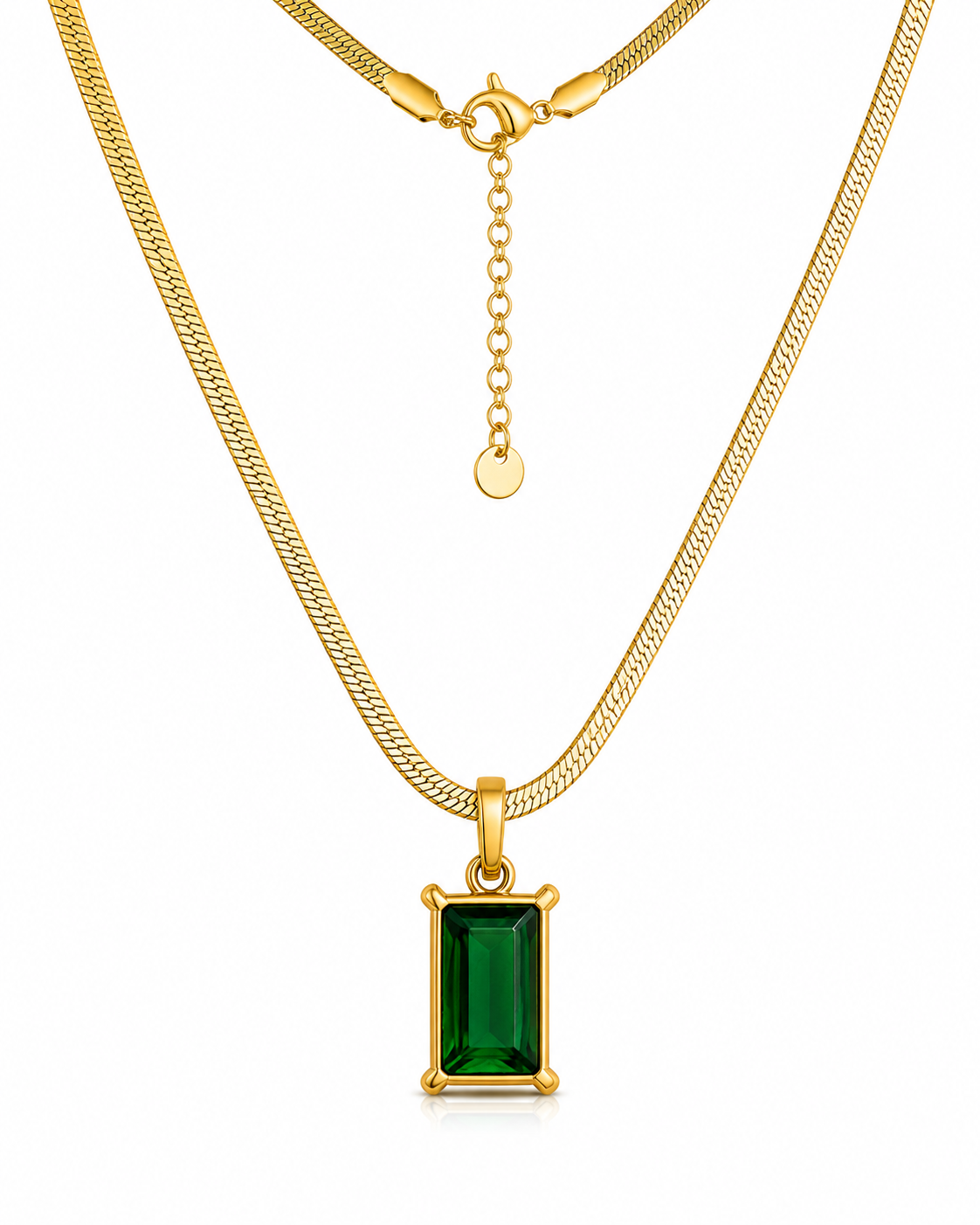 Emerald Minimal Pendant