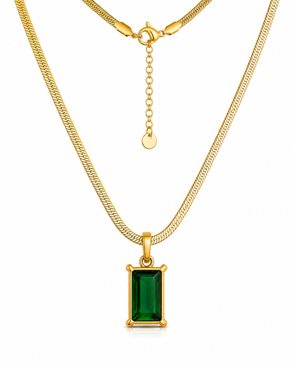 Emerald Minimal Pendant
