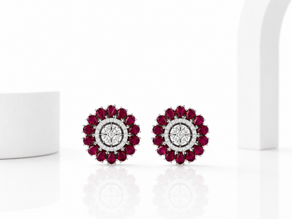 Royal Ruby Pendant Set