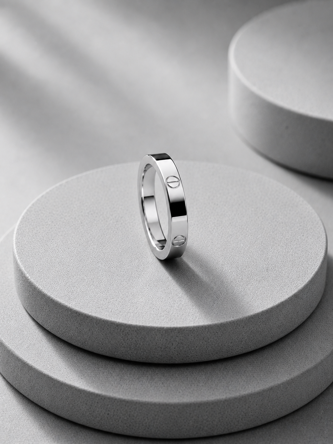 Cartier Silver Ring Band