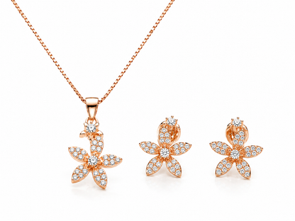 Flower Premium Pendant Set
