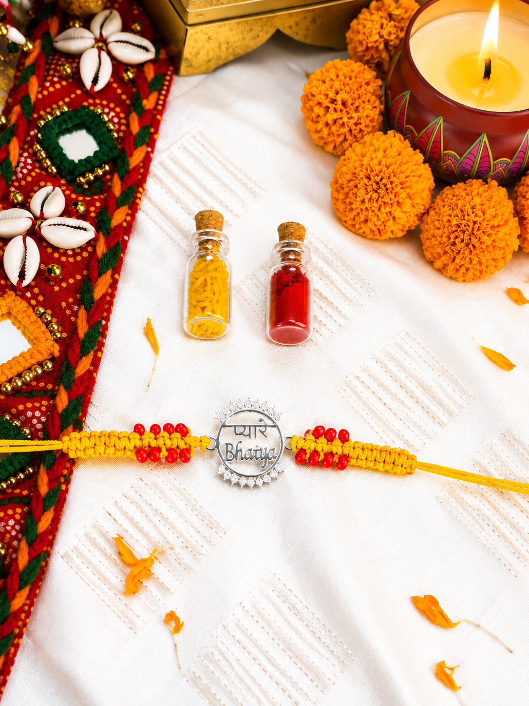 Pyare Bhaiya Silver Rakhi