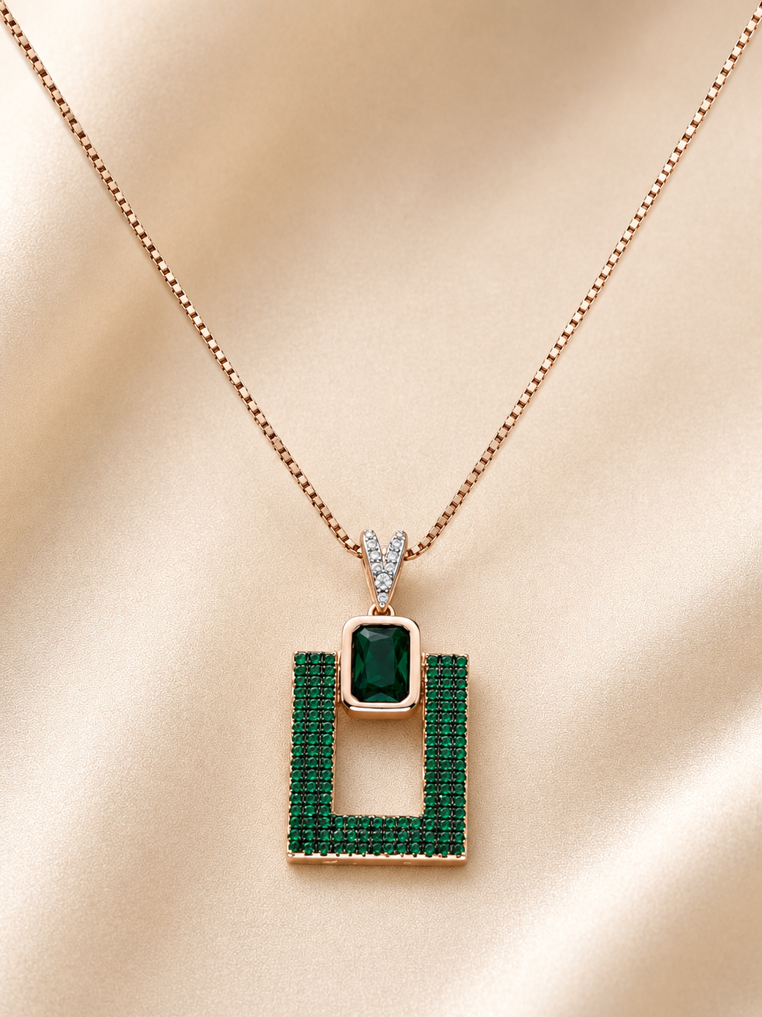 Premium Rectangular Pendant Set