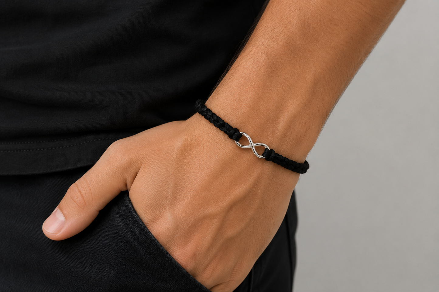 Infinity Handmade Silver Bracelet