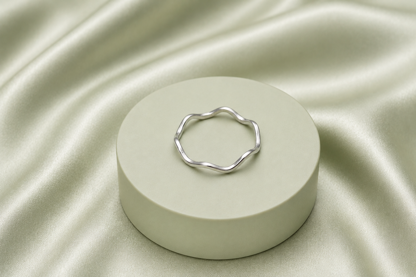 Handmade Zig Zag Silver Ring