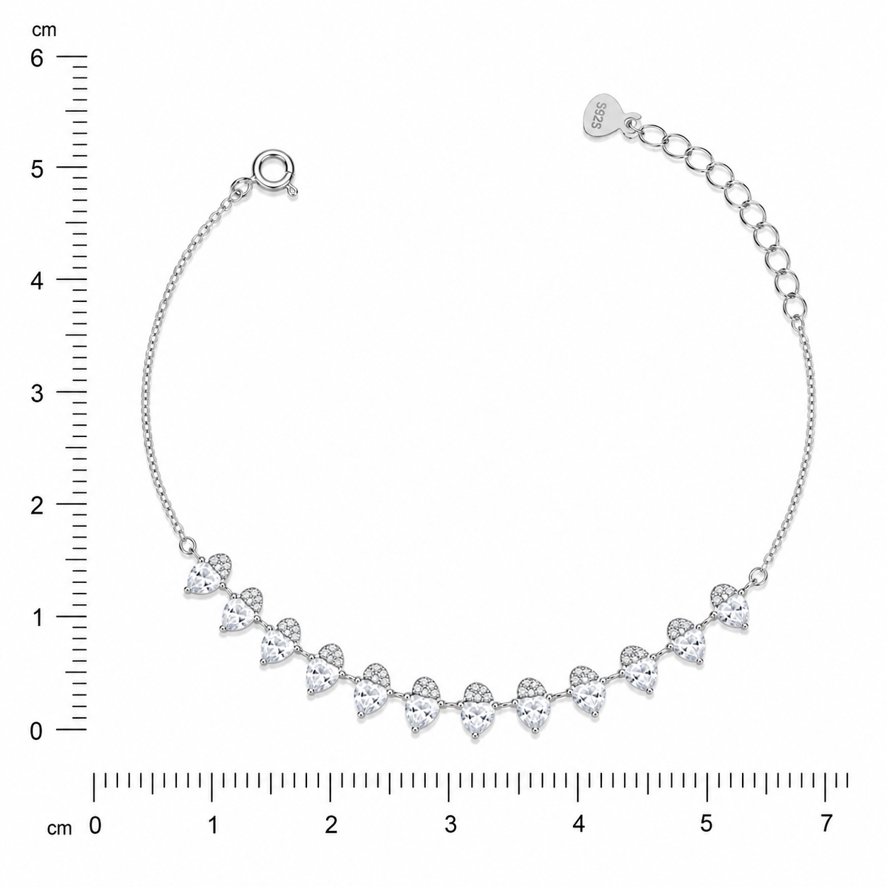 Heart Silver Bracelet