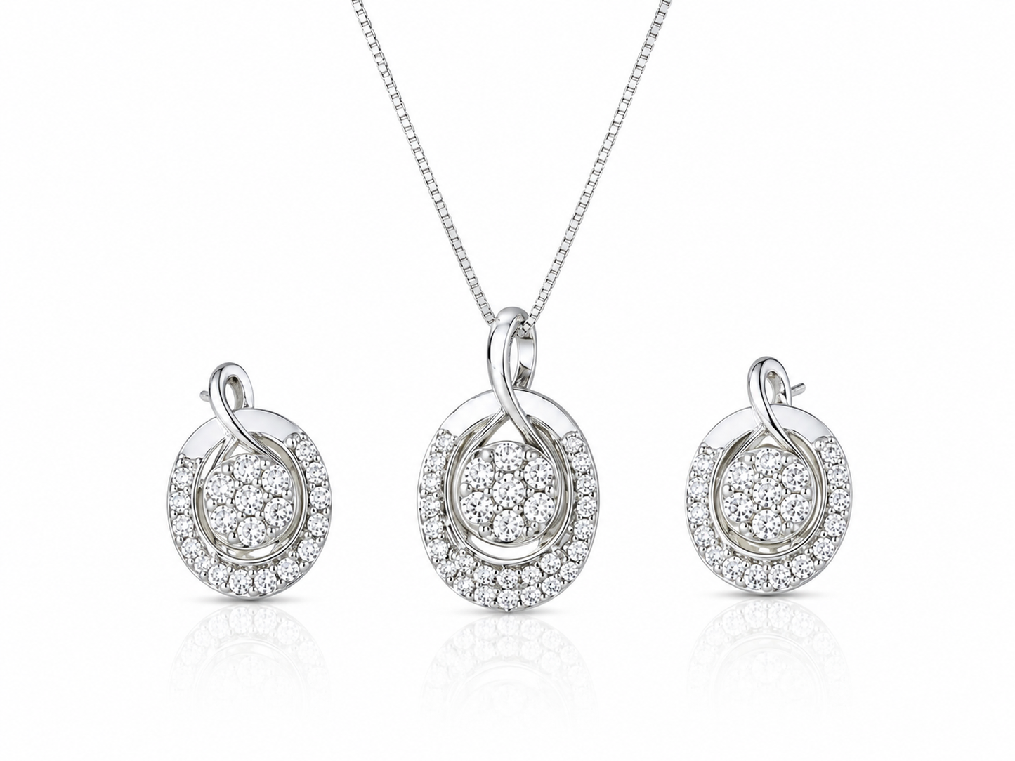 Oval Pendant Set