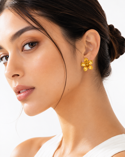 Retro Flower Earrings