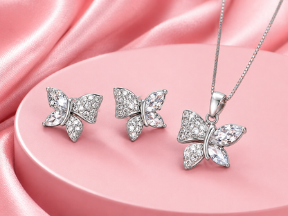 Butterfly Premium Pendant Set