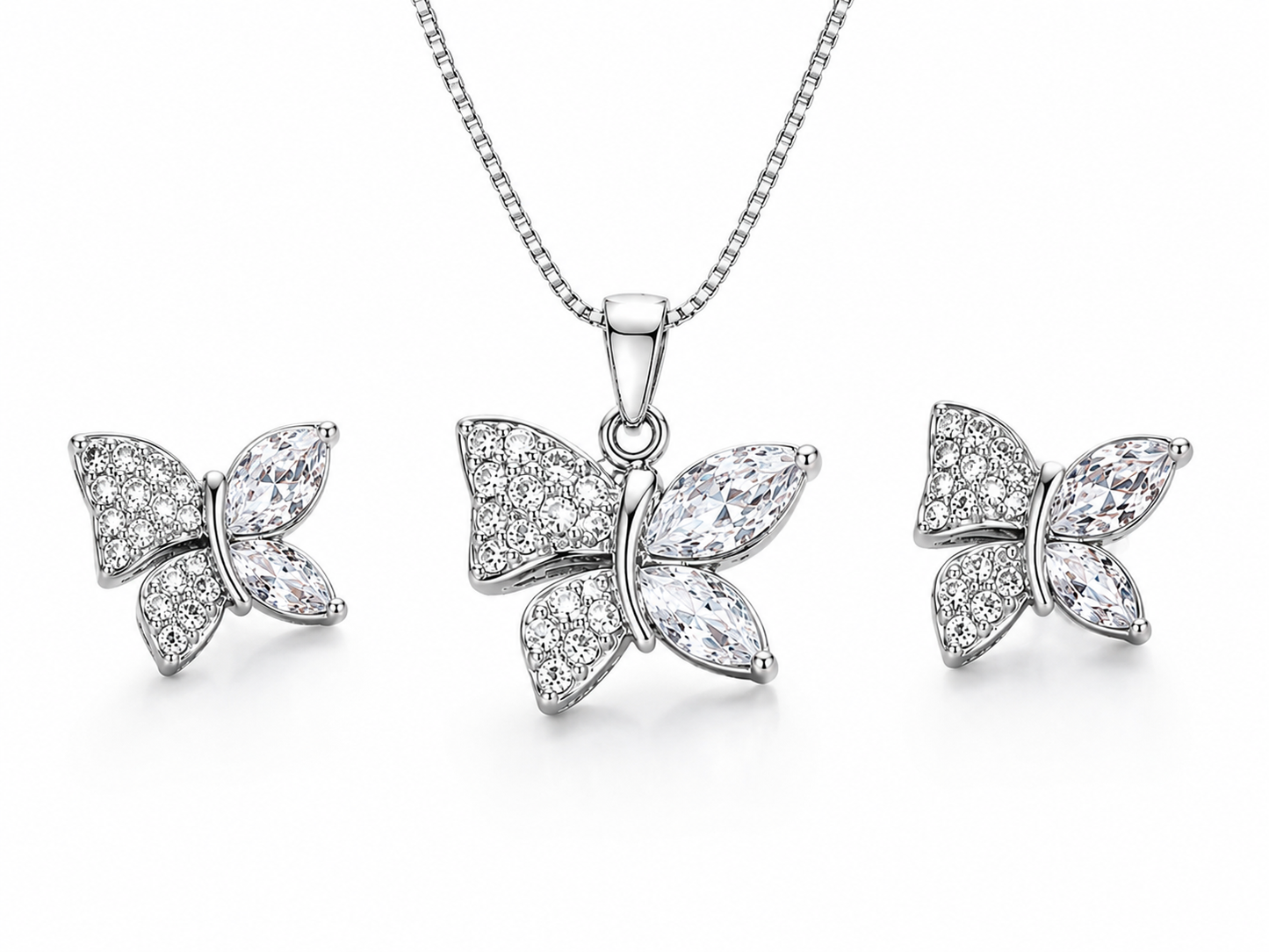 Butterfly Premium Pendant Set