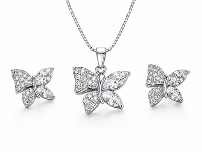 Butterfly Premium Pendant Set