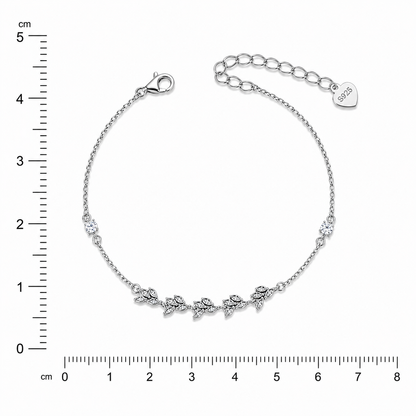 Leaves Silver Bracelet