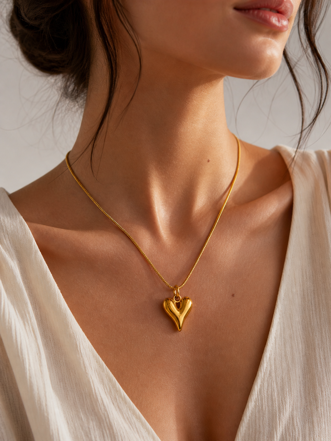 Dainty Heart Minimal Pendant