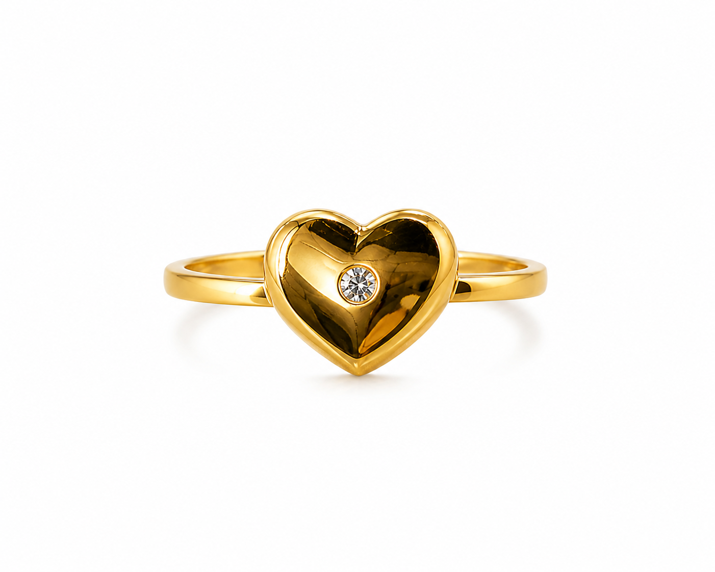Diamond Heart Ring