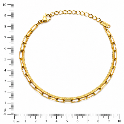 Multilayer Demi-Fine Anklet