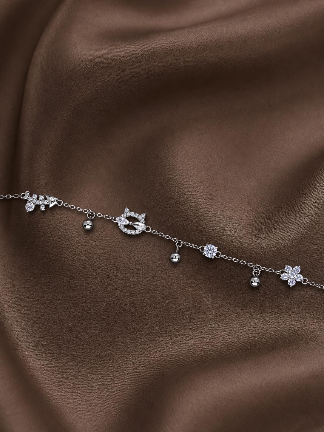 Cat Fish Silver Bracelet