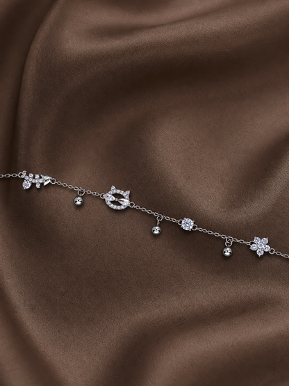Cat Fish Silver Bracelet