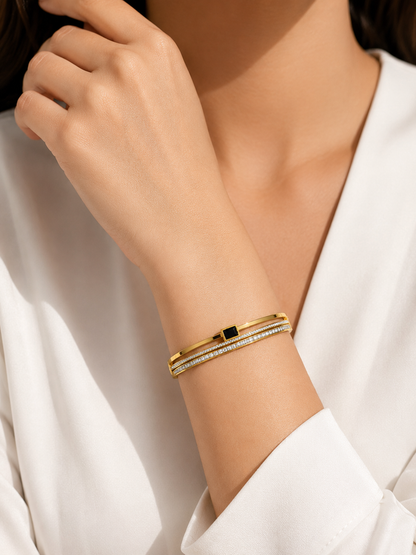 Studded Bangle Bracelet