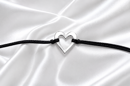 Heart Handmade Silver Bracelet