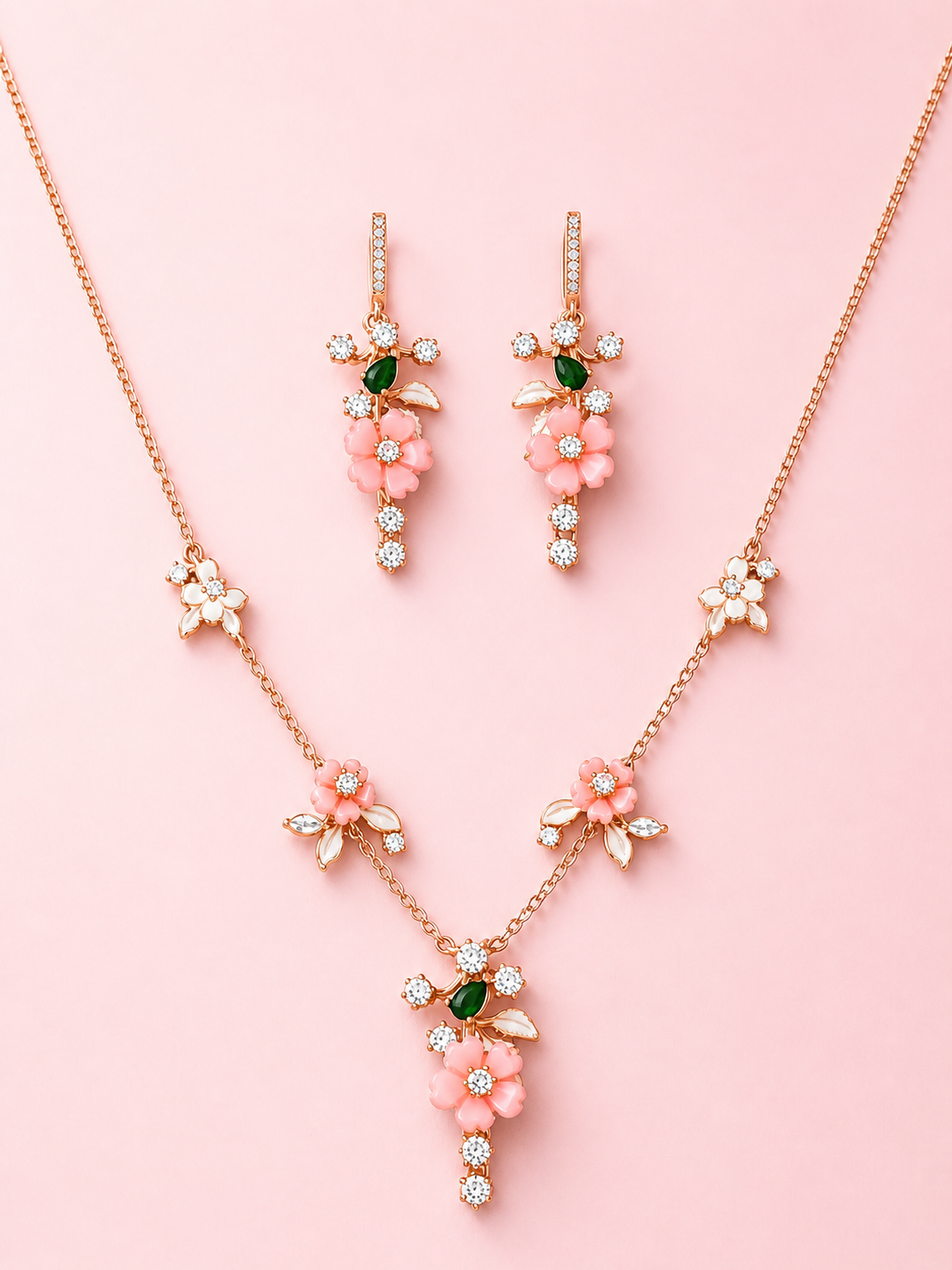 Rosegold Bloom Necklace