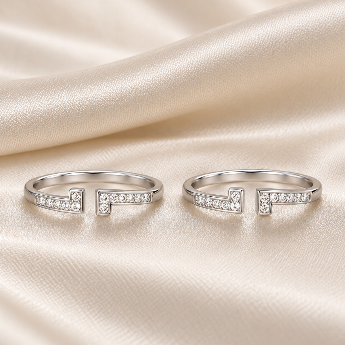 Simple Studded Toe Rings