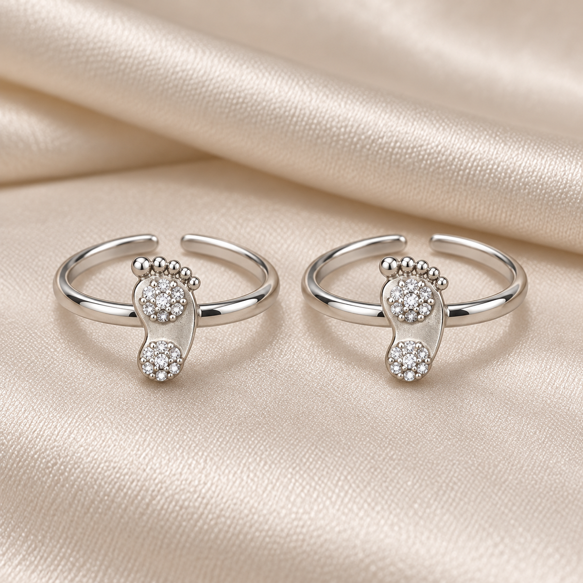 Laxmi Charan Toe Rings