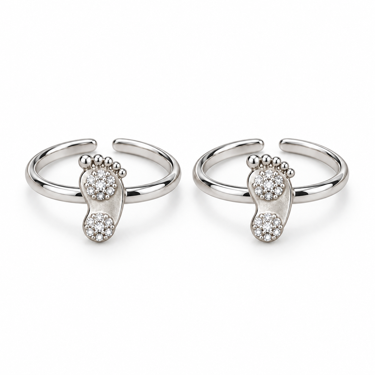 Laxmi Charan Toe Rings
