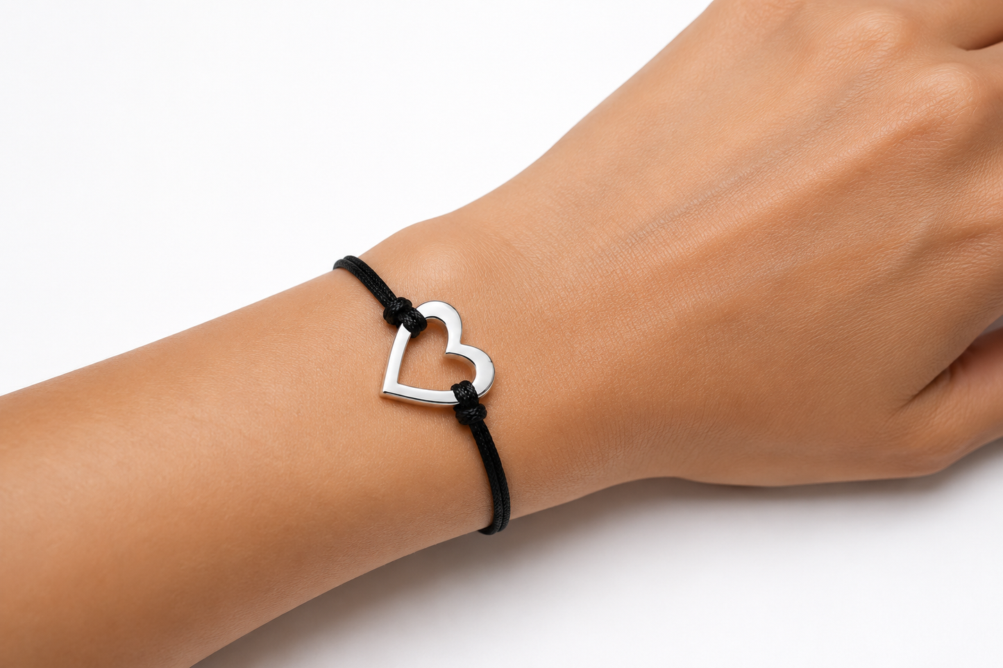 Heart Handmade Silver Bracelet