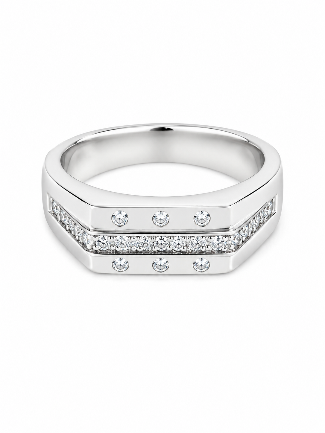Solitaire Silver Ring