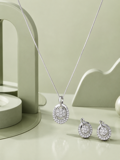 Oval Pendant Set