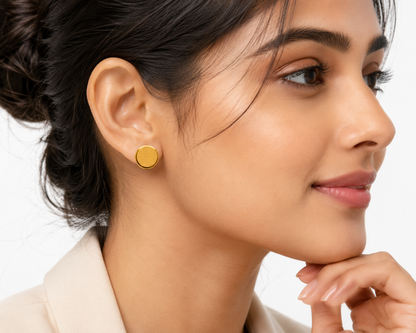 Circle Demi Fine Earrings