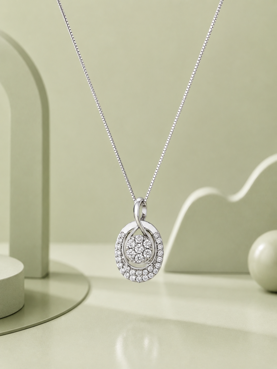 Oval Pendant Set