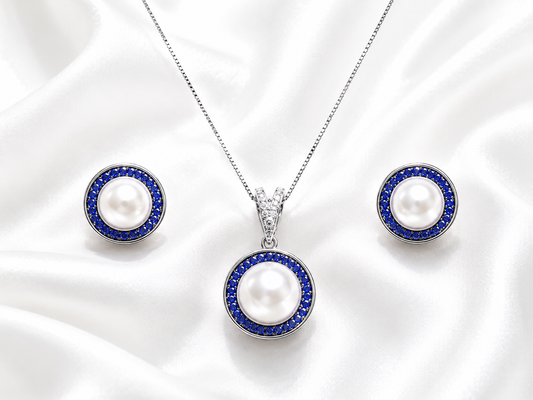 Round Pearl Premium Pendant Set