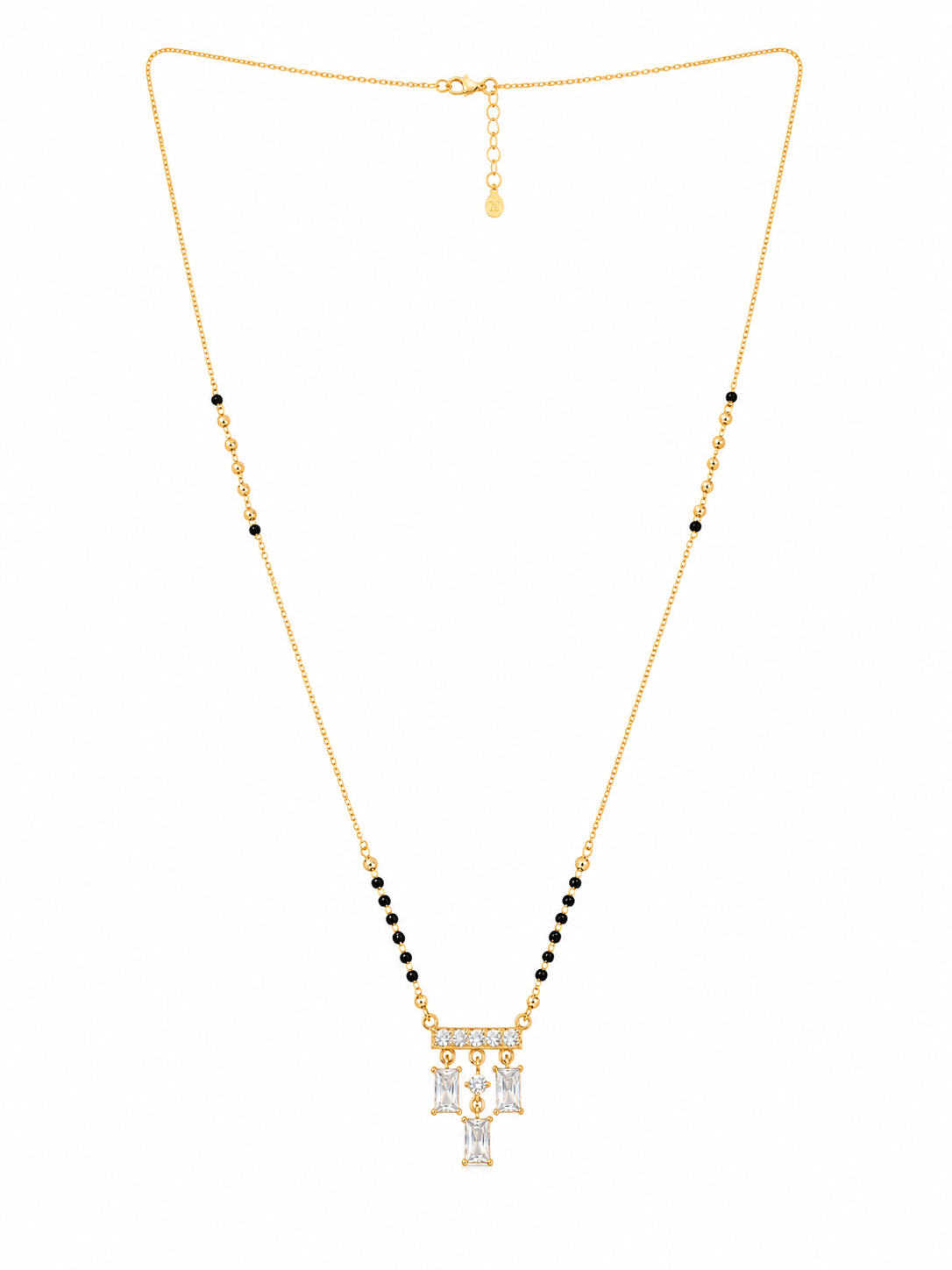 Three Solitaire Minimal Mangalsutra
