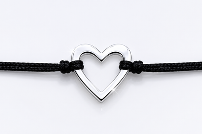 Heart Handmade Silver Bracelet