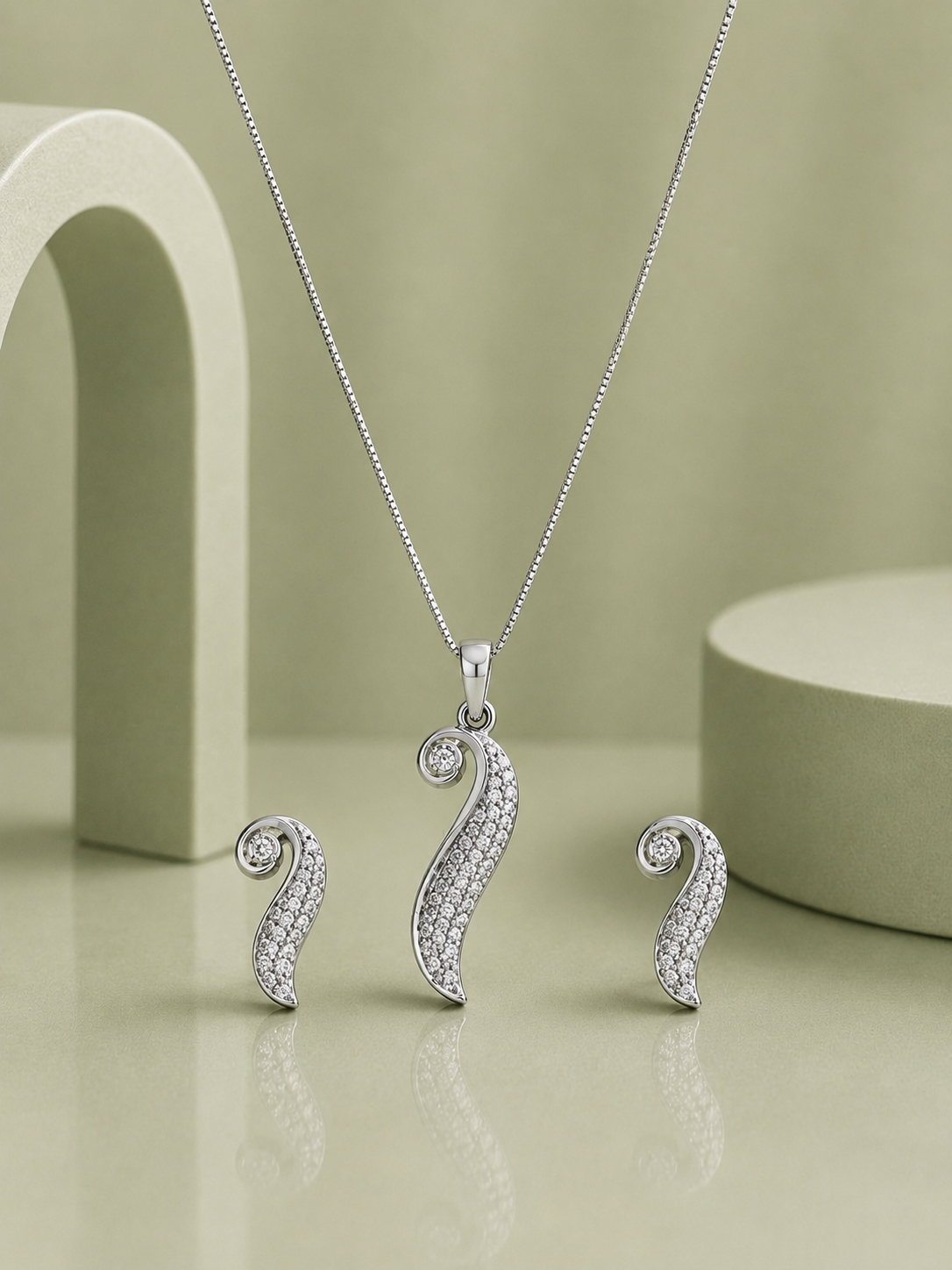 Wave Pendant Set