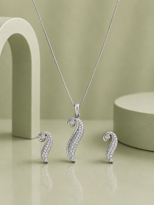Wave Pendant Set