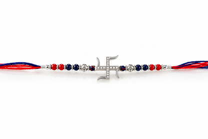 Swastik Silver Rakhi