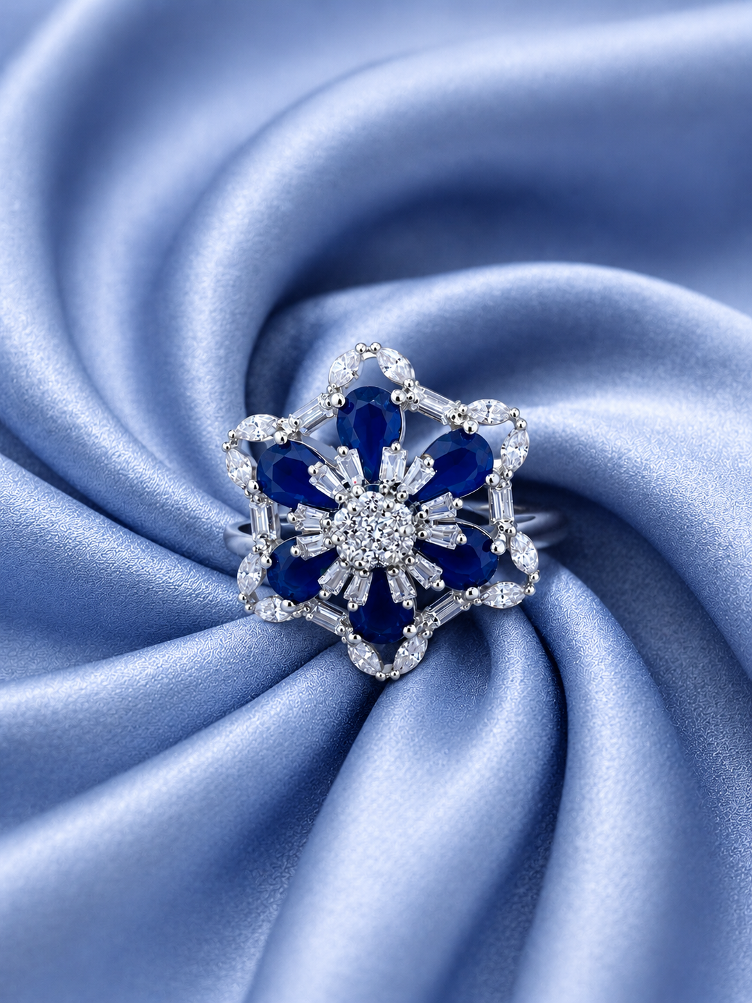 Blue Stone Cocktail Ring