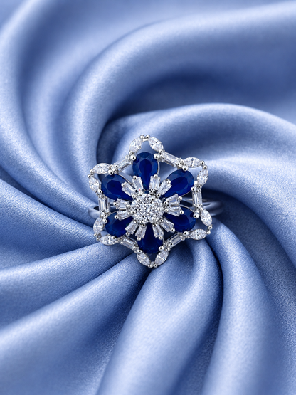Blue Stone Cocktail Ring